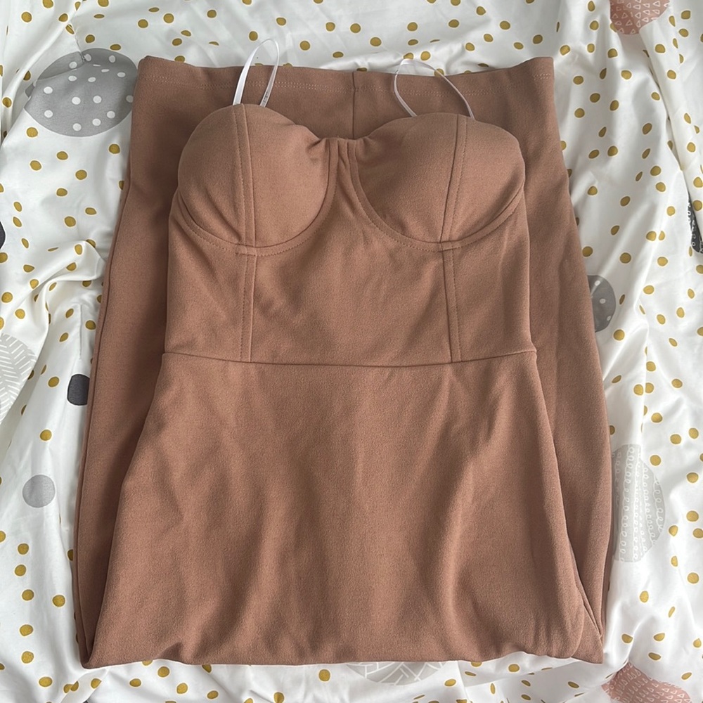 Midi bustier dress